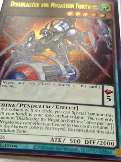 3x Disablaster The Negation Fortress | INFO-EN026 | UR | MD| 1st Ed | YuGiOh! - Image 2