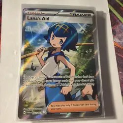 Pokemon TCG Lana's Aid Holo Ultra Rare Card 207/167 Sv06: Twilight Masquerade - Image 1