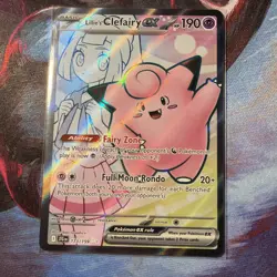 Pokemon TCG Lillie's Clefairy EX Journey Together 173/159 Single Card - Image 1