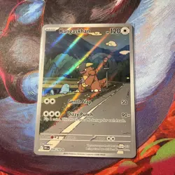 Pokemon TCG Kangaskhan Destined Rivals Illustration Rare Card 204/182 SV10 - Image 1