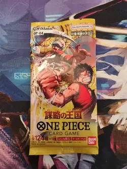 One Piece Card Game - 1 x Pack OP-04 Kingdoms Of Intrigue - JAPANESE New Sealed - Image 1