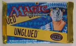 1998 Magic the Gathering MTG UNGLUED Factory Sealed Booster Pack of 10 Cards - Image 3