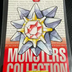 Starmie Pokemon Carddass Card Very Rare BANDAI 1996 Nintendo From JAPAN F/S - Image 3