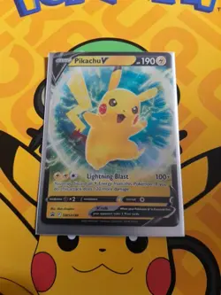 Pikachu V SWSH198 NM Holofoil Promo Rare Pokemon Card 1 - Image 1
