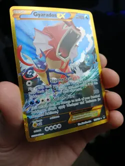 Pokemon TCG Gyarados EX 123/122 BREAKpoint Secret Rare Gold Card NM - Image 3