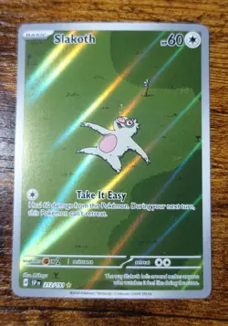 Slakoth 212/191 Illustration Rare Surging Sparks Pokemon Card NM-MINT - Image 1