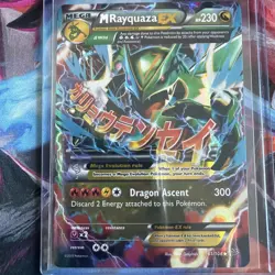Mega Rayquaza EX - 61/108 - Pokemon Roaring Skies XY Ultra Rare Card - Image 1