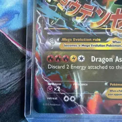 Mega Rayquaza EX - 61/108 - Pokemon Roaring Skies XY Ultra Rare Card - Image 5