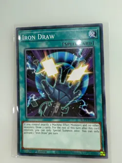 BLC1-EN111 Iron Draw : Common - 1st Edition - Near Mint - YuGiOh Card - Image 1