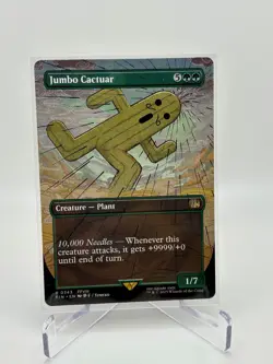 Jumbo Cactuar (Borderless) Final Fantasy MTG NM!!! - Image 1