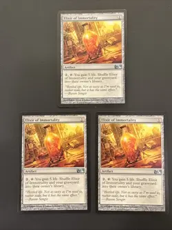 3x Elixir of Immortality NM UP Core Set 2012 M12 MTG - Image 1