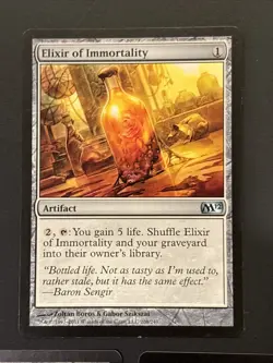 3x Elixir of Immortality NM UP Core Set 2012 M12 MTG - Image 2