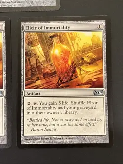 3x Elixir of Immortality NM UP Core Set 2012 M12 MTG - Image 4