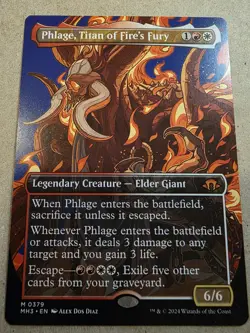 Phlage, Titan of Fire's Fury - (Borderless) Modern Horizons 3 Regular - Mtg - Image 1