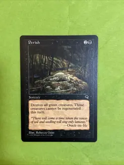 Perish Magic the Gathering Tempest Uncommon Nm - Image 1