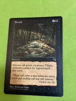 Perish Magic the Gathering Tempest Uncommon Nm - Image 2