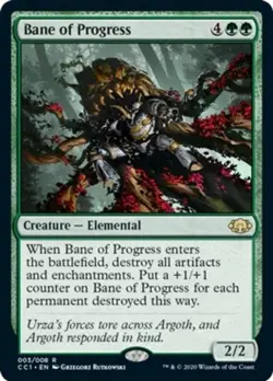 1x Bane of Progress NM-Mint, English Commander Collection MTG Magic - Image 1