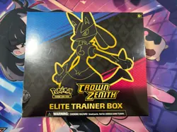 Pokemon TCG Crown Zenith Elite Trainer Box ETB New/Sealed *Tear in Seal* - Image 1