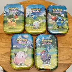 Pokemon TCG: Mega-Evolution Ascended Heroes | Sealed Mini Tins X5 - Image 1
