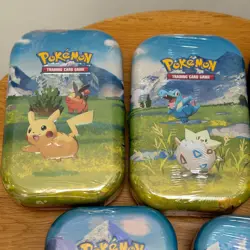Pokemon TCG: Mega-Evolution Ascended Heroes | Sealed Mini Tins X5 - Image 3