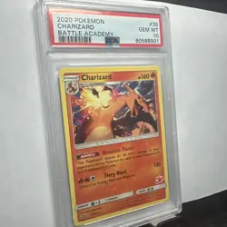 Pokemon PSA 10 GEM MT Charizard 3/70 Battle Academy #39 Stamped 2020 S#2776 - Image 2