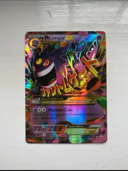 Pokemon TCG M Gengar EX 35/119 Phantom Forces Secret Rare - LP and Token Set - Image 1