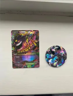 Pokemon TCG M Gengar EX 35/119 Phantom Forces Secret Rare - LP and Token Set - Image 2