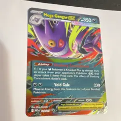 Pokemon Mega Gengar EX 125/217 ME: Ascended Heros Holo Double Rare NM - Image 1