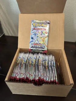 30x Pokemon TCG Prismatic Evolutions Booster Packs Lot - New Sealed Loose - Image 1