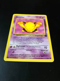 Drowzee 54/82 Evolves into Hypno Pokemon Card Team Rocket Ptcg LP Free Post - Image 1