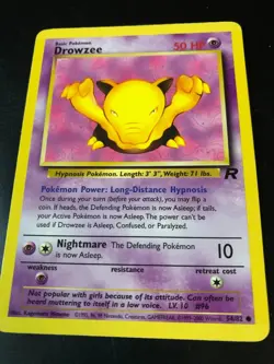 Drowzee 54/82 Evolves into Hypno Pokemon Card Team Rocket Ptcg LP Free Post - Image 4