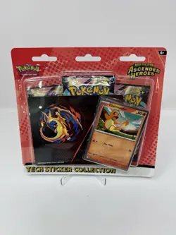 Pokemon Ascended Heroes Tech 2 Sticker Collection In Hand Charmander/Gastly Prom - Image 5