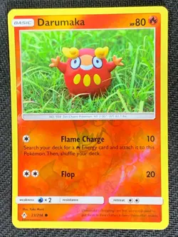Darumaka 23/214 Common Reverse Holo SM Unbroken Bonds Pokemon TCG - Image 1