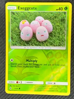 Pokemon TCG Exeggcute Forbidden Light 1/131 Reverse Holo Common - Image 1