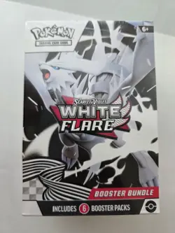 Pokemon Scarlet & Violet White Flare Booster Bundle Box Reshiram 2025 English - Image 1