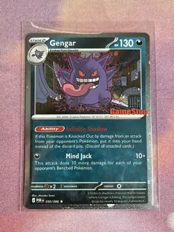 2026 Pokemon Gengar Promo Holo GameStop Exclusive 050/088 - Image 1