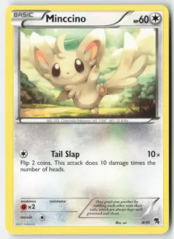 Pokemon - Minccino (#4) #4/30 - BW Trainer Kit: Excadrill & Zoroark Common - Image 1