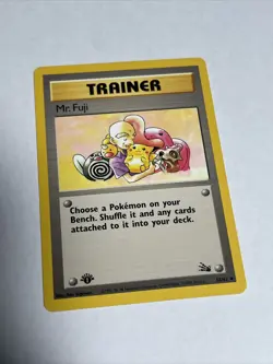 Mr. Fuji - Fossil 58 1st Edition Pokemon - LP+ - Image 1