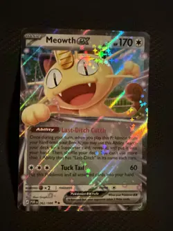 Meowth EX 62/88 : Double Rare - Perfect Order Pokemon TCG - Image 1