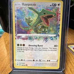 Pokemon Rayquaza Swsh04 Vivid Voltage 138/185 120 HP Amazing Rare Holo - Image 1