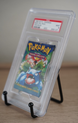 PSA 9 Pokemon TCG Base Set Unlimited Booster Pack Venusuar Artwork WOTC 1999 - Image 3