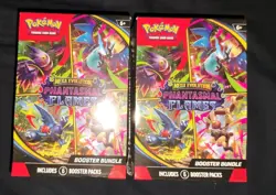 Pokemon Mega Evolution Phantasmal Flames Booster Bundle Lot of 2 - Image 1