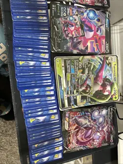 Pokemon Card Collection 500+ Cards 3 Jumbo Card With The Smaller Ones And Binder - Image 4