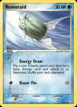 REMORAID 73/109 COMMON TEAM ROCKET RETURNS POKEMON MP - Image 1