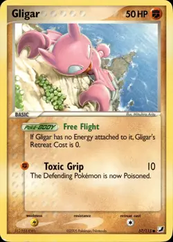 GLIGAR 57/115 COMMON UNSEEN FORCES POKEMON MP - Image 1