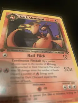 Dark Charizard 21/82 Team Rocket WOTC Non-Holo - 1st Edition - Pokemon TCG - MP - Image 5