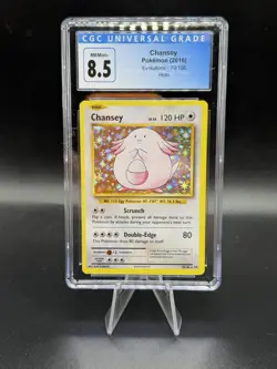 Pokemon Chansey XY Evolutions Holo Rare #70 CGC 8.5 - Image 1