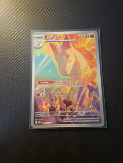 Pokemon TCG Rapidash 189/182 Illustration Rare Destined Rivals - Image 1