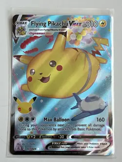 Flying Pikachu VMAX 007 / 025 Pokemon Celebrations 2021 Near Mint Ultra Rare - Image 2