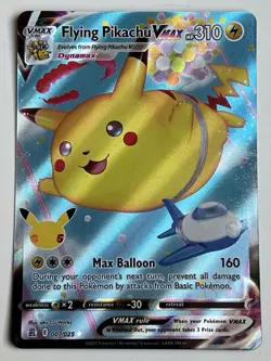 Flying Pikachu VMAX 007 / 025 Pokemon Celebrations 2021 Near Mint Ultra Rare - Image 4